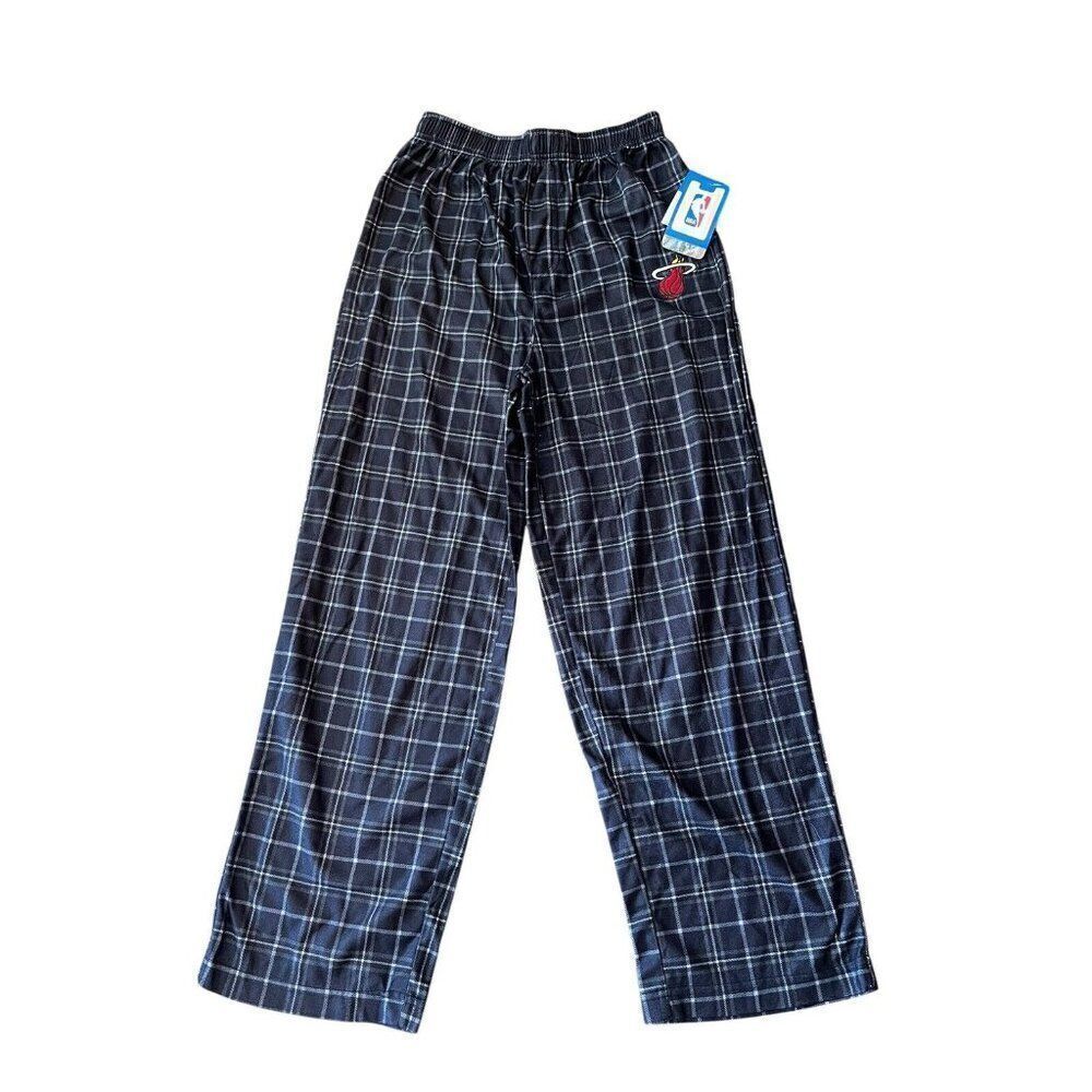 Miami Heat NBA Childrens Youth M 10/12 Sleep Pajamas Lounge Pants Flannel NWT